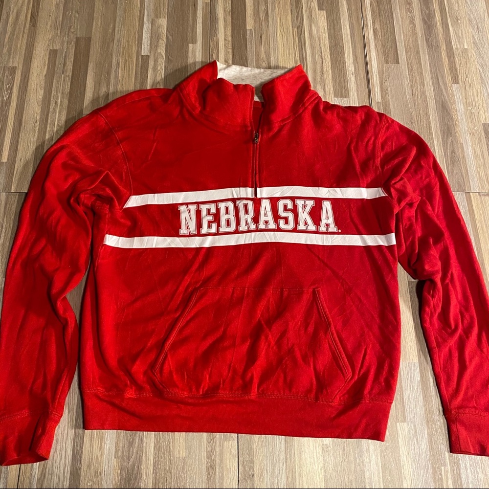 PINK Victoria's Secret Red Crew Neck Sweater